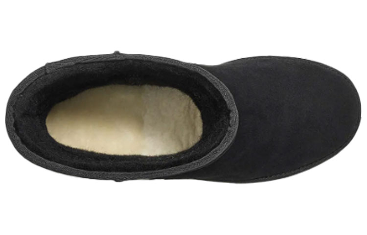 Purchase (W) UGG Classic Femme Pendek Suede Hitam 1104611-BLK