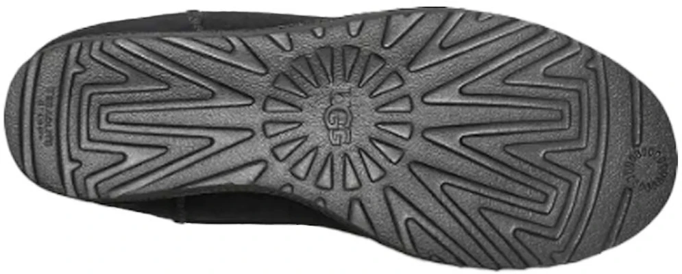 (W) UGG Classic Femme Pendek Suede Hitam 1104611-BLK Details for (W) UGG Classic Femme Pendek Suede Hitam 1104611-BLK