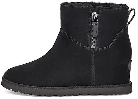 (W) UGG Classic Femme Sepatu Bot Salju Mini Zip Hitam 1117535-BLK Buy (W) UGG Classic Femme Sepatu Bot Salju Mini Zip Hitam 1117535-BLK