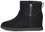 Buy (W) UGG Classic Femme Sepatu Bot Salju Mini Zip Hitam 1117535-BLK
