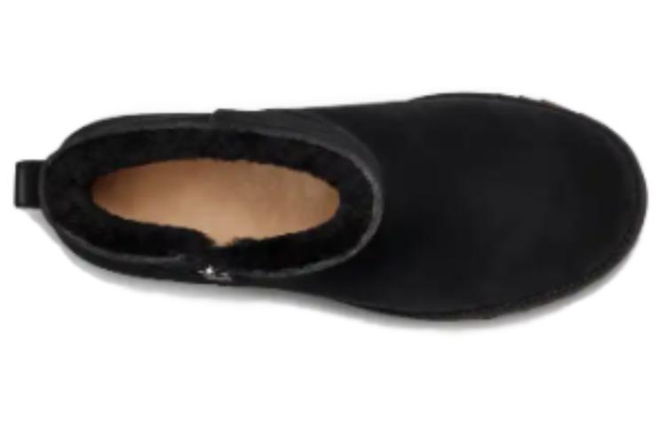Shop (W) UGG Classic Femme Sepatu Bot Salju Mini Zip Hitam 1117535-BLK
