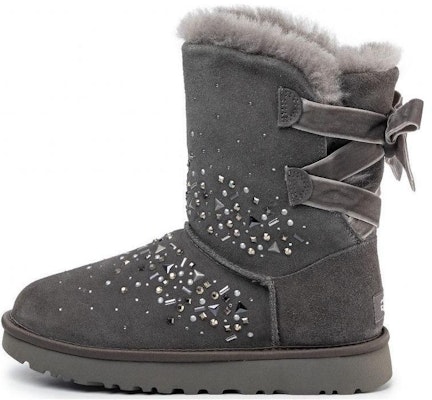(W) UGG Classic Galaxy Bling Short Boots 'Abu-abu' 1103798CHRC Buy (W) UGG Classic Galaxy Bling Short Boots 'Abu-abu' 1103798CHRC