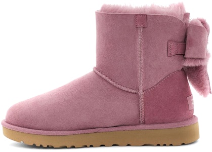 UGG 羊皮蝴蝶結 羊皮 保暖舒適 短筒 雪地靴 女款 粉色 Buy UGG 羊皮蝴蝶結 羊皮 保暖舒適 短筒 雪地靴 女款 粉色