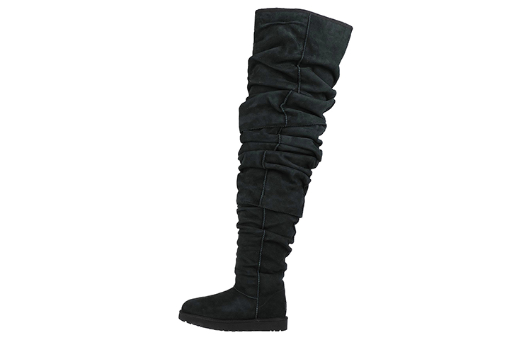 (Women) UGG Classic High-Top 'Black Suede' 11953283-BLK