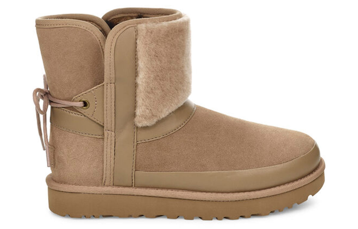 (W) UGG Classic Leopard Lined Bow 'Brown' 圖 2