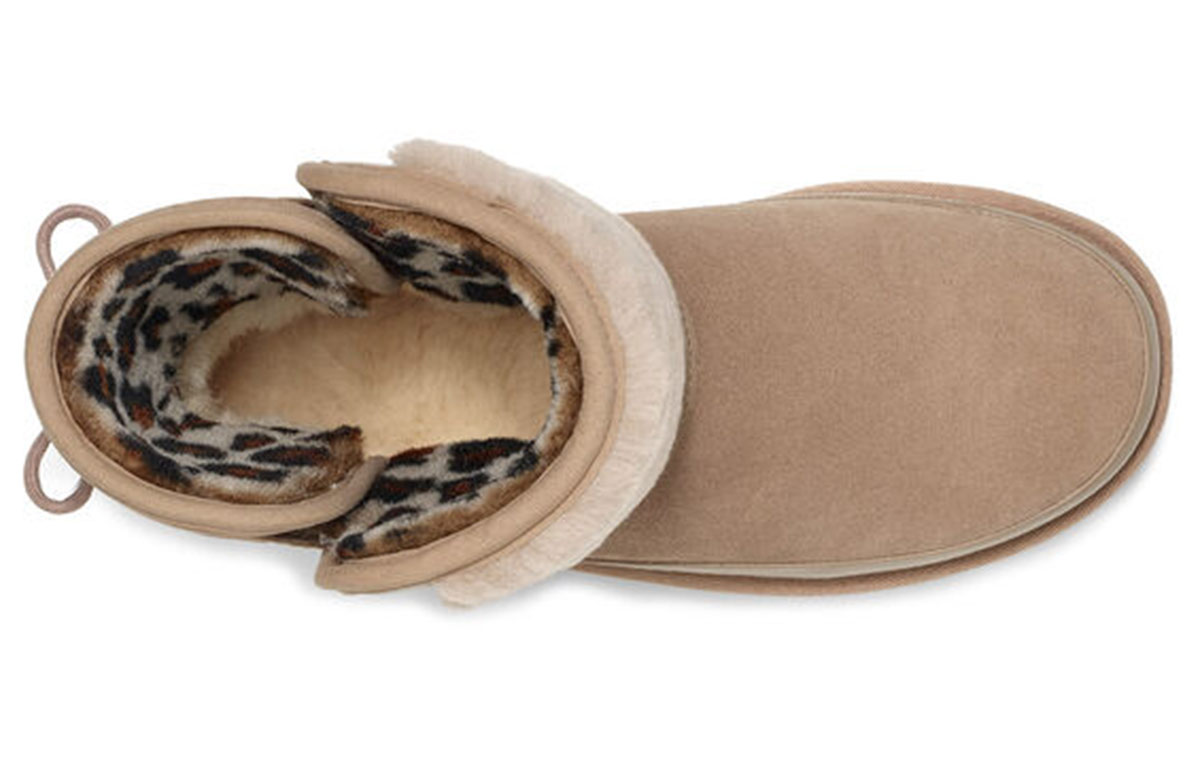 (W) UGG Classic Leopard Lined Bow 'Brown' 圖 5