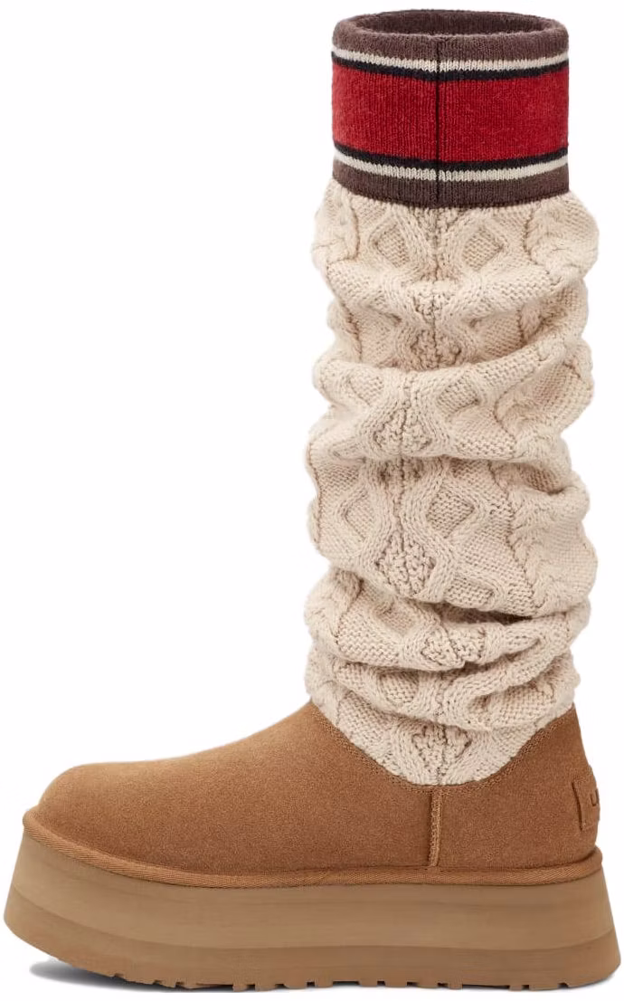 women-ugg-classic-letter-tall-boot-sweater-brown-white-red-1144044-che