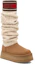Shop (W) UGG Bota Alta Clásica 'Sweater Marrón Blanco Rojo' 1144044-CHE