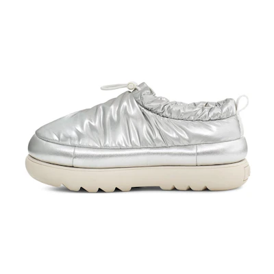 (W) UGG Classic Maxi Clog Metallic Silver