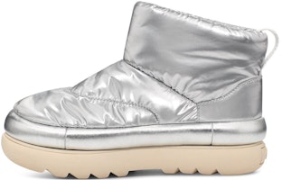 (Women) UGG Classic Maxi Mini Boot Metallic Silver 1135151-MSLV (Women) UGG Classic Maxi Mini Boot Metallic Silver 1135151-MSLV