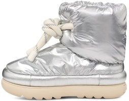 (Women) UGG Classic Maxi Short Boot Metallic Silver 1135153-MSLV (Women) UGG Classic Maxi Short Boot Metallic Silver 1135153-MSLV