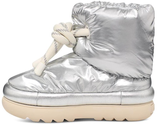 (Women) UGG Classic Maxi Short Boot Metallic Silver 1135153-MSLV Buy (Women) UGG Classic Maxi Short Boot Metallic Silver 1135153-MSLV