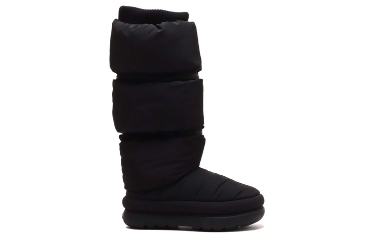 Lookbook UGG 聚酯纖維 羽絨舒適個性 高筒靴 女款 黑色