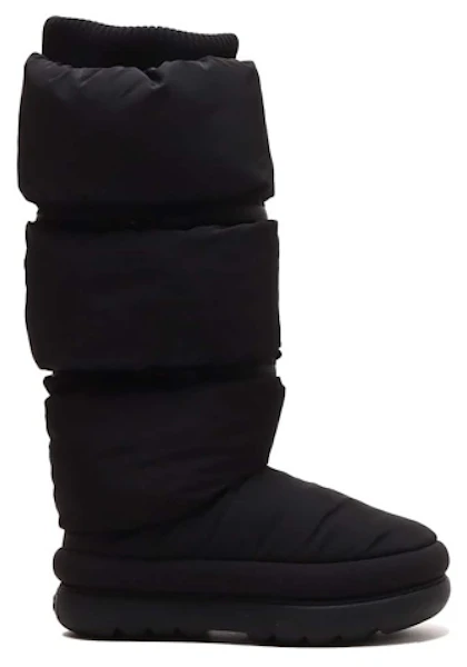 UGG 聚酯纖維 羽絨舒適個性 高筒靴 女款 黑色 Lookbook UGG 聚酯纖維 羽絨舒適個性 高筒靴 女款 黑色