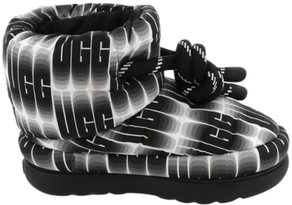 (Women) UGG Classic Maxi Wavelength Short Boot 'Black White' 1134610-BWHT Order (Women) UGG Classic Maxi Wavelength Short Boot 'Black White' 1134610-BWHT
