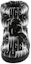 Details for (W) UGG Classic Maxi Wavelength Boot Pendek 'Hitam Putih' 1134610-BWHT