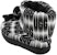 (W) UGG Classic Maxi Wavelength Boot Pendek 'Hitam Putih' 1134610-BWHT