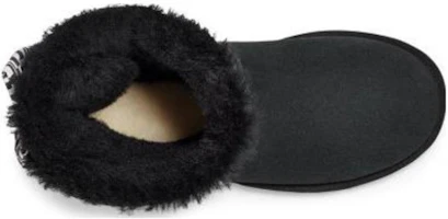Shop (Women) UGG Checkered Bow Snow Boots 'Black' 1138131-BLK