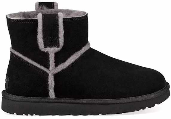 (W) UGG Classic Mini Spill Seam Forro Polar Negro 1100211-BLK Order (W) UGG Classic Mini Spill Seam Forro Polar Negro 1100211-BLK