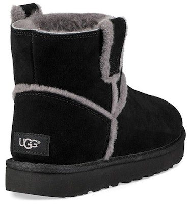 (W) UGG Classic Mini Spill Seam Forro Polar Negro 1100211-BLK Lookbook (W) UGG Classic Mini Spill Seam Forro Polar Negro 1100211-BLK