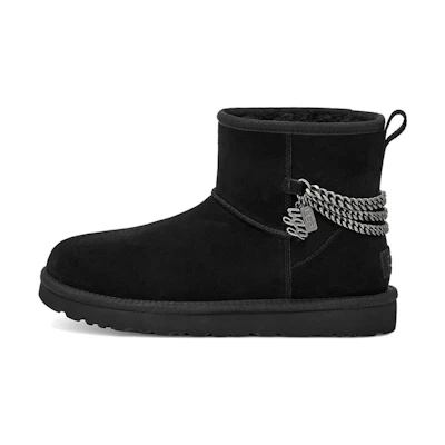 (W) UGG Classic Mini Chains 'Black'