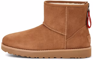 (Women) UGG Classic Mini Logo Zip 'Chestnut' 1122671-CHE (Women) UGG Classic Mini Logo Zip 'Chestnut' 1122671-CHE