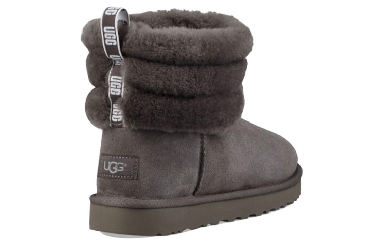 W) UGG クラシックミニ キルティングブーツ (グレーブラウン) 1098533 