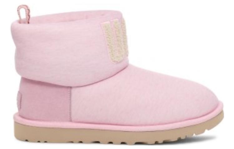 (W) UGG Classic Mini Fur Jersey Cozy Boot 'Pink' 圖 2