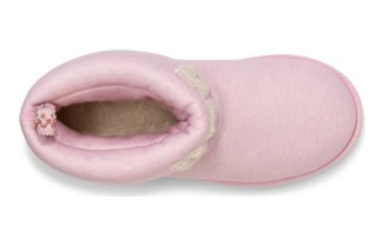 (W) UGG Classic Mini Fur Jersey Cozy Boot 'Pink' 圖 5