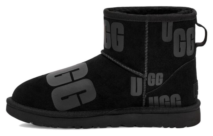 Buy (W) UGG 클래식 미니 스캐터 그래픽 '블랙 그레이' 1130574-BLK