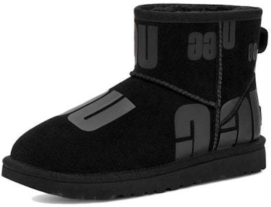(W) UGG Classic Mini Scatter Graphic 'Hitam Kelabu' 1130574-BLK Order (W) UGG Classic Mini Scatter Graphic 'Hitam Kelabu' 1130574-BLK