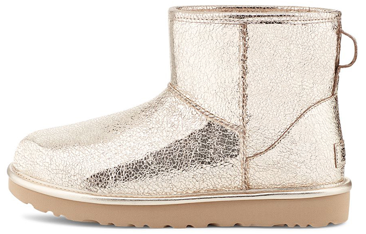 (Women) UGG Classic Mini Metallic Sparkle 'Light Gold' 1125234-SGD