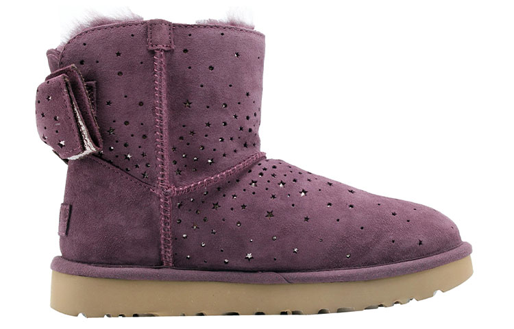 (W) UGG Classic Mini Stargirl Bow Port 'Purple' 圖 2