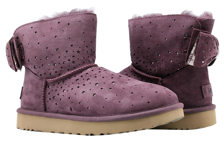 (W) UGG Classic Mini Stargirl Bow Port 'Purple' 圖 3
