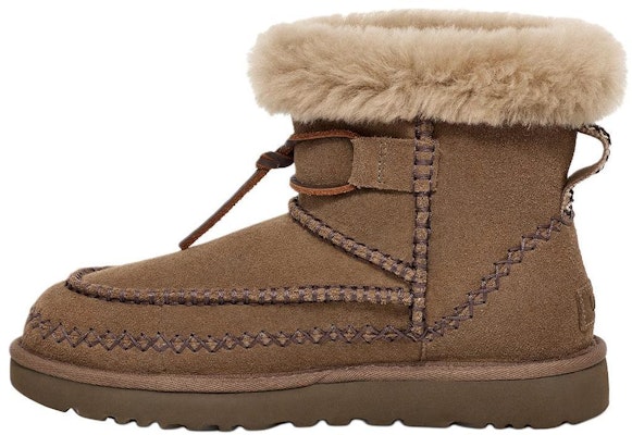 (W) UGG 經典迷你靴 羊毛雪靴 Hickory 棕色 1158251-HCK Buy (W) UGG 經典迷你靴 羊毛雪靴 Hickory 棕色 1158251-HCK