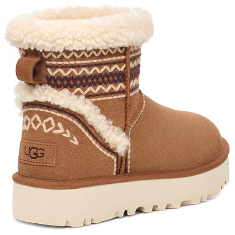 Shop (W) UGG Classic Mini Atherson Laars Chestnut 1158281-CHE