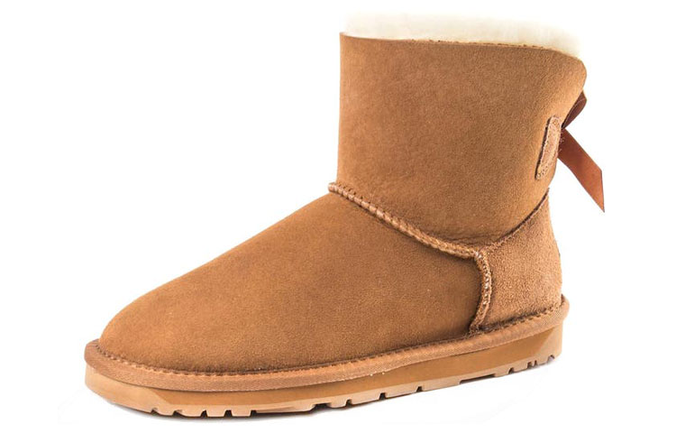 (W) UGG Classic Mini Bailey Bow Brown 圖 2