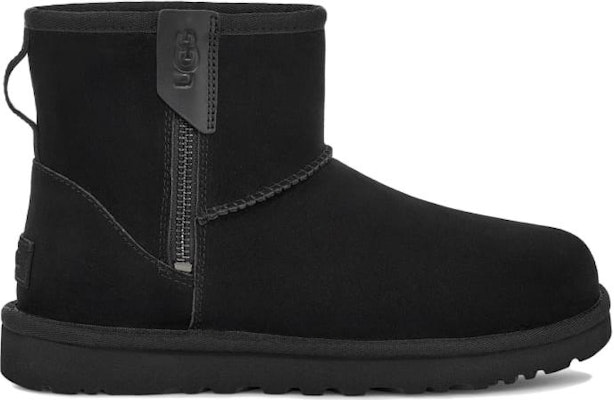 (W) UGG Classic Mini Bailey Zip Boot 'Hitam' 1151230-BLK Order (W) UGG Classic Mini Bailey Zip Boot 'Hitam' 1151230-BLK