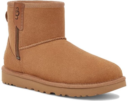 (W) UGG Classic Mini Bailey Zip Chestnut 'COKLAT MUDA' 1151230-CHE Lookbook (W) UGG Classic Mini Bailey Zip Chestnut 'COKLAT MUDA' 1151230-CHE