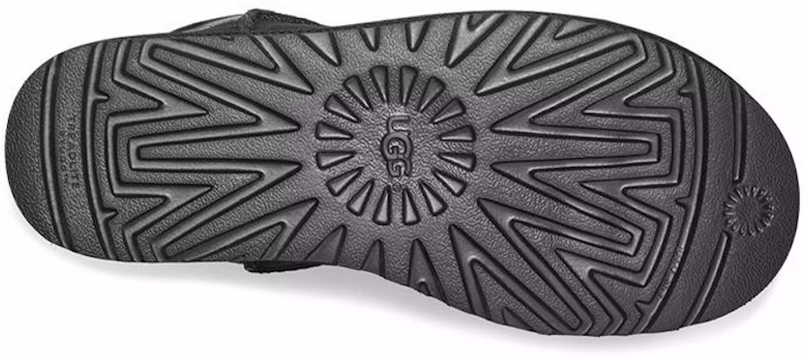 (Women) UGG Classic Mini UGG Rubber Logo 'Black' 1108231-BLK Purchase (Women) UGG Classic Mini UGG Rubber Logo 'Black' 1108231-BLK