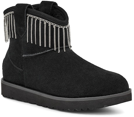 (W) UGG クラシックミニ フリンジ (ブラック) 1127454-BLK Lookbook (W) UGG クラシックミニ フリンジ (ブラック) 1127454-BLK