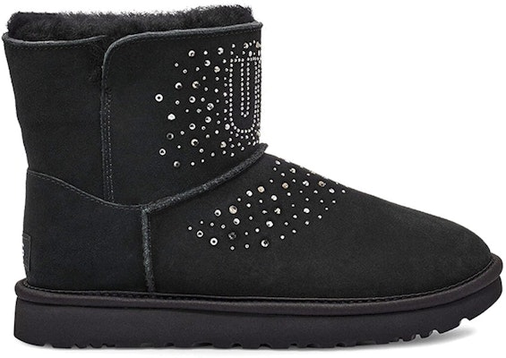 (Women) UGG Classic Bling Mini 'Black' 1112494-BLK Order (Women) UGG Classic Bling Mini 'Black' 1112494-BLK