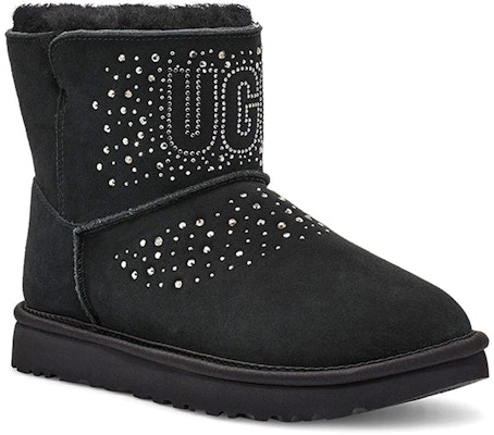 (Women) UGG Classic Bling Mini 'Black' 1112494-BLK Lookbook (Women) UGG Classic Bling Mini 'Black' 1112494-BLK