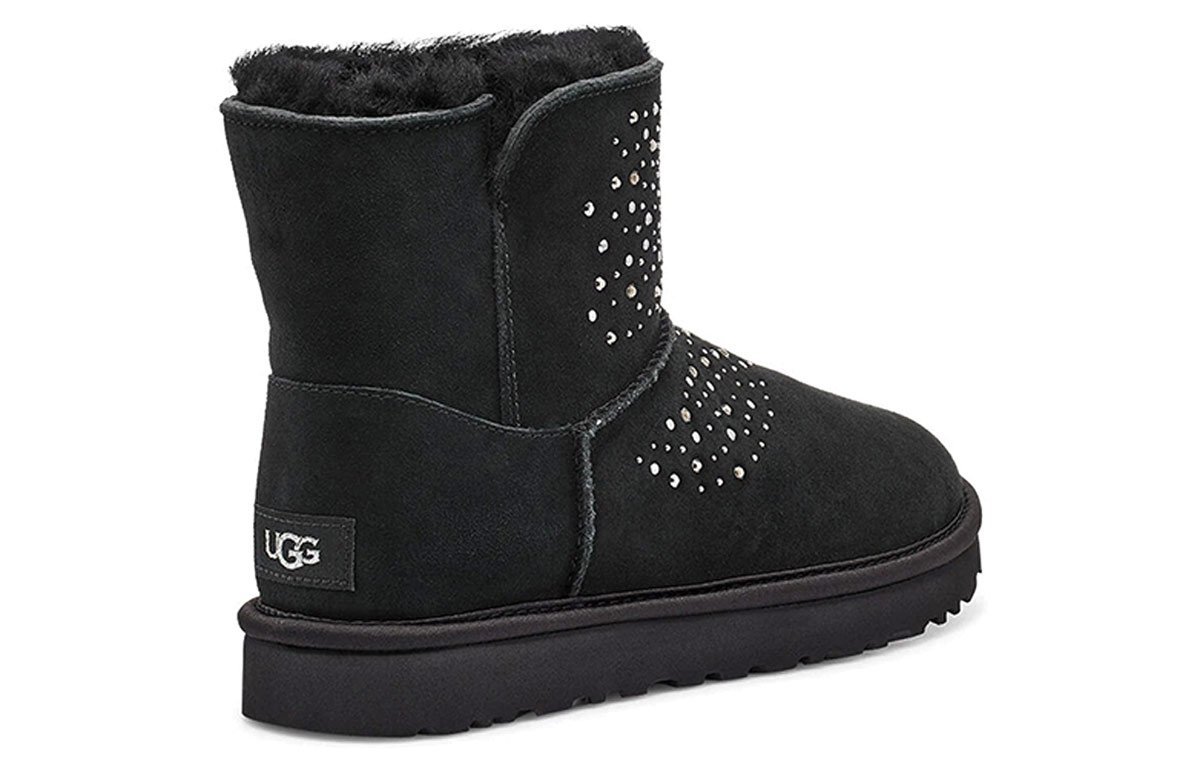 Shop (W) UGG Classic Bling Mini 'Hitam' 1112494-BLK