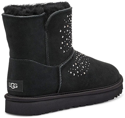 (Women) UGG Classic Bling Mini 'Black' 1112494-BLK Shop (Women) UGG Classic Bling Mini 'Black' 1112494-BLK