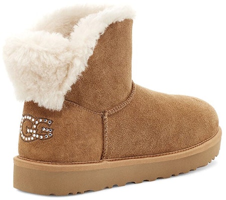 (Women) UGG Classic Bling Mini 'Chestnut Brown' 1118839-CHE Shop (Women) UGG Classic Bling Mini 'Chestnut Brown' 1118839-CHE