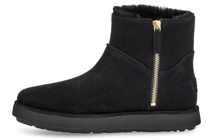 (Women) UGG Classic Mini BLVD Snow Boots Black 1108143-BLK