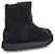 (W) UGG Classic Mini BLVD But Salji Hitam 1108143-BLK