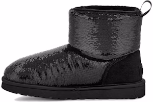 (Women) UGG Classic Mini Boot Mirror Ball Black 1151291-BLK (Women) UGG Classic Mini Boot Mirror Ball Black 1151291-BLK