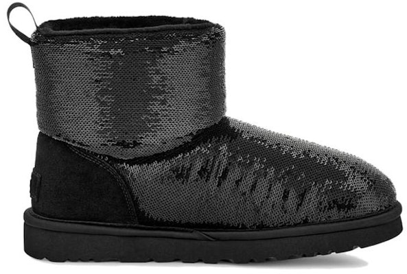 (女性)UGG經典迷你靴鏡球黑色 1151291-BLK Order (女性)UGG經典迷你靴鏡球黑色 1151291-BLK